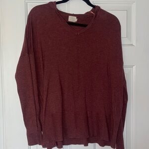 Hooded casual sweater